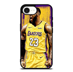 LEBRON JAMES LA LAKERS ART iPhone 16e Case Cover